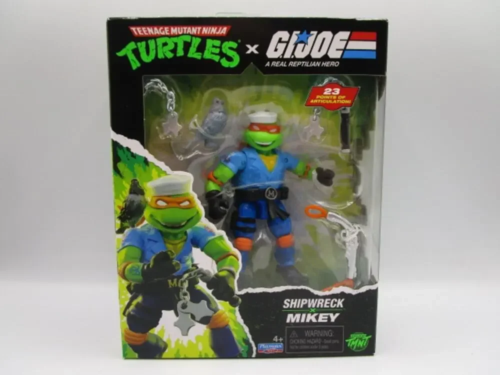 Teenage Mutant Ninja Turtles x G.I. Joe Shipwreck x Mikey Action Figure